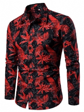 Tryck Lapel European Slim Fall Shirt