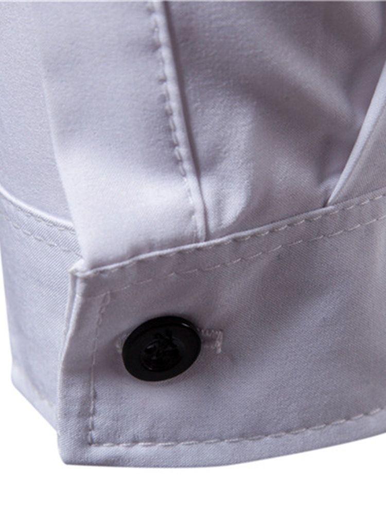 Vanlig England Button Fall Slim Shirt