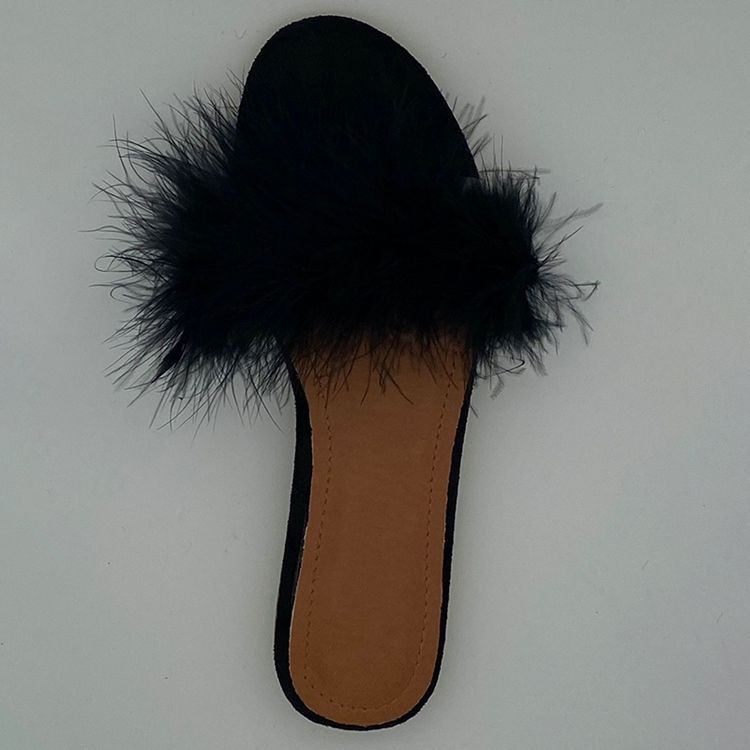 3D-Platta Med Slip-On Söta Damtofflor
