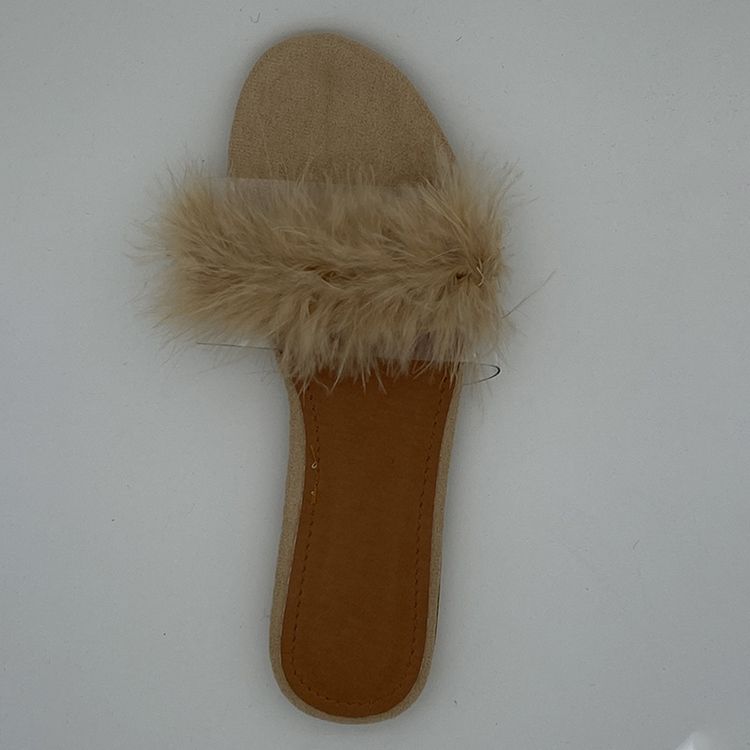3D-Platta Med Slip-On Söta Damtofflor