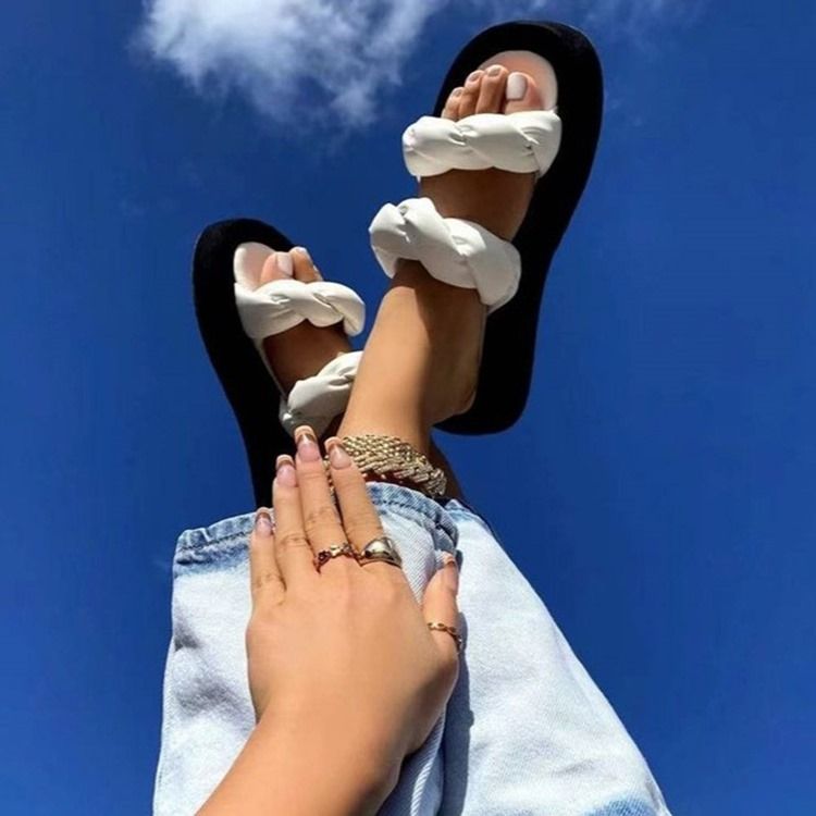 Flip Flop Candy Color Platt dam Casual Tofflor