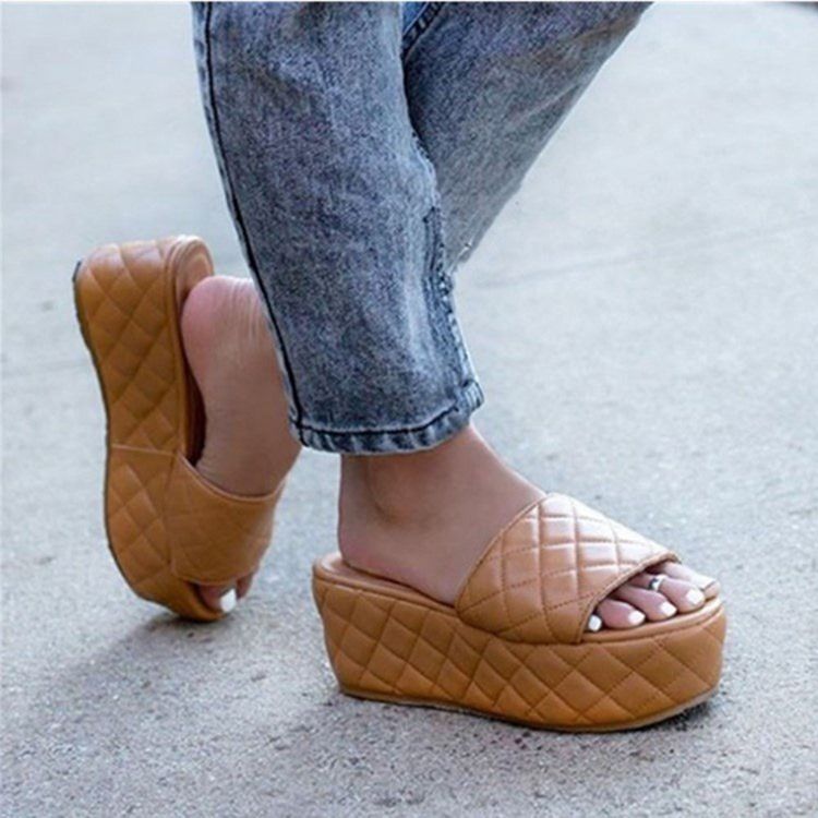 Flip Flop Platform Slip-On Damtofflor