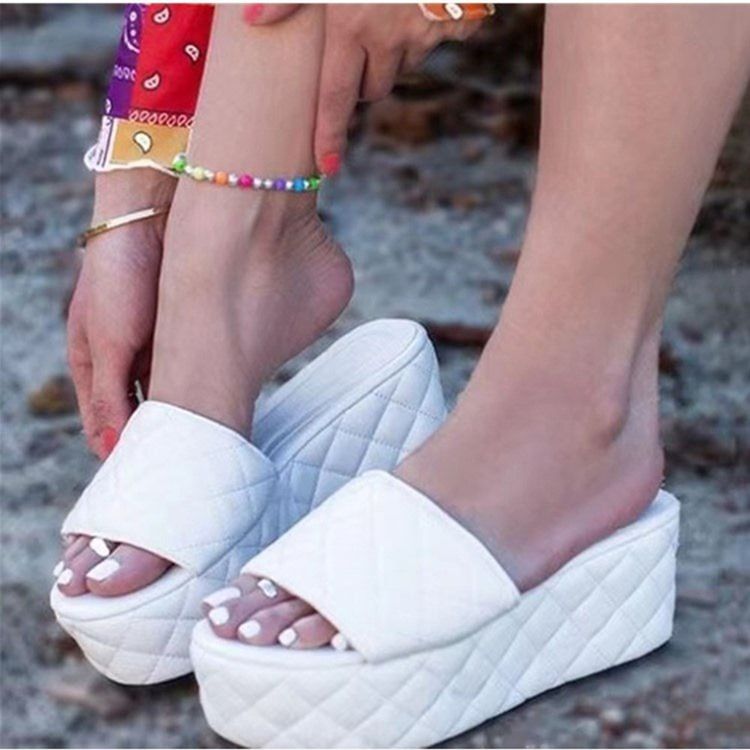 Flip Flop Platform Slip-On Damtofflor