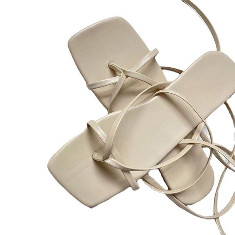 Lace-Up Strappy Stringtrosa Lågskurna Övre Damsandaler