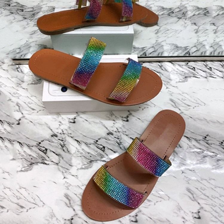 Platt Med Slip-On Flip Flop Sommartofflor