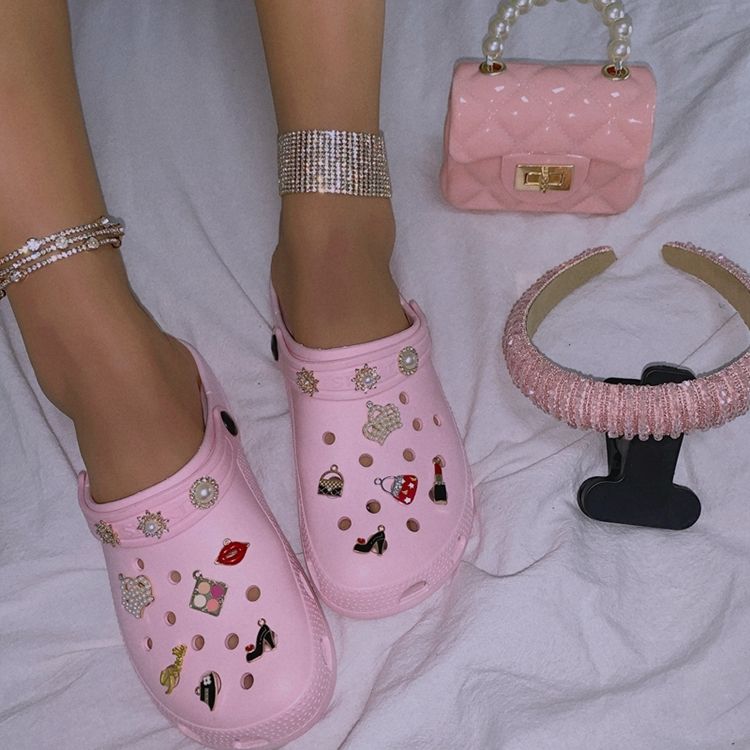 Rund Tå Slip-On Vanliga Damsandaler