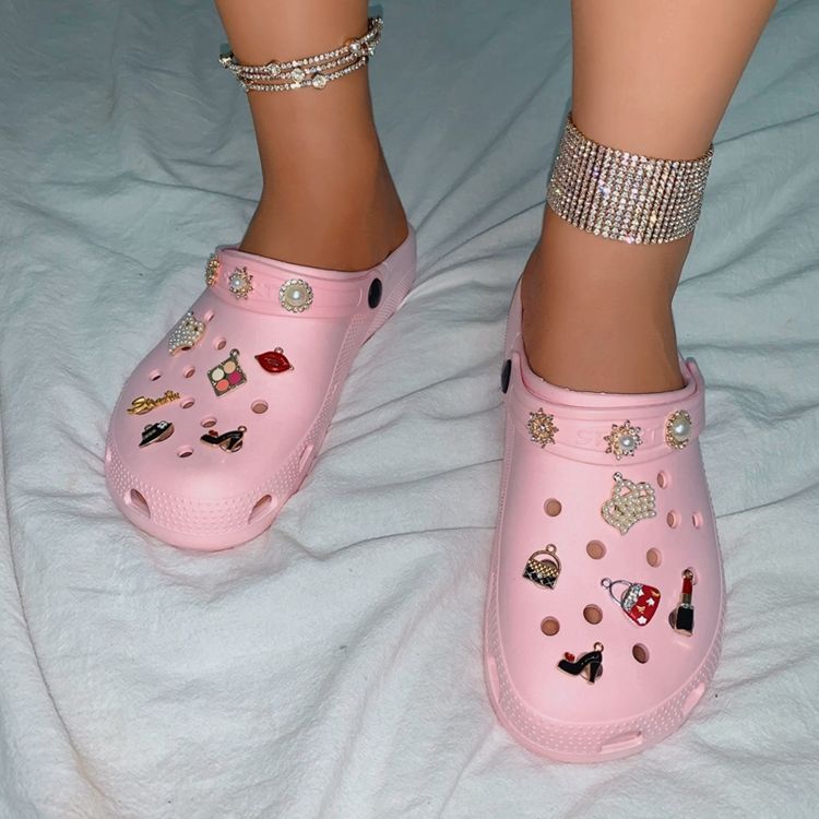 Rund Tå Slip-On Vanliga Damsandaler