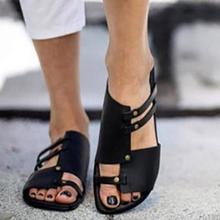 Slip-On Flip Flop Platt Med Gummitofflor