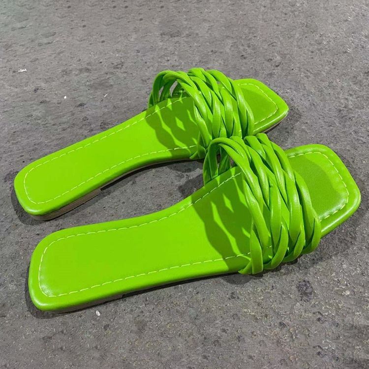 Slip-On Hollow Flip Flop Vanliga Damtofflor