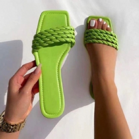 Slip-On Hollow Flip Flop Vanliga Damtofflor
