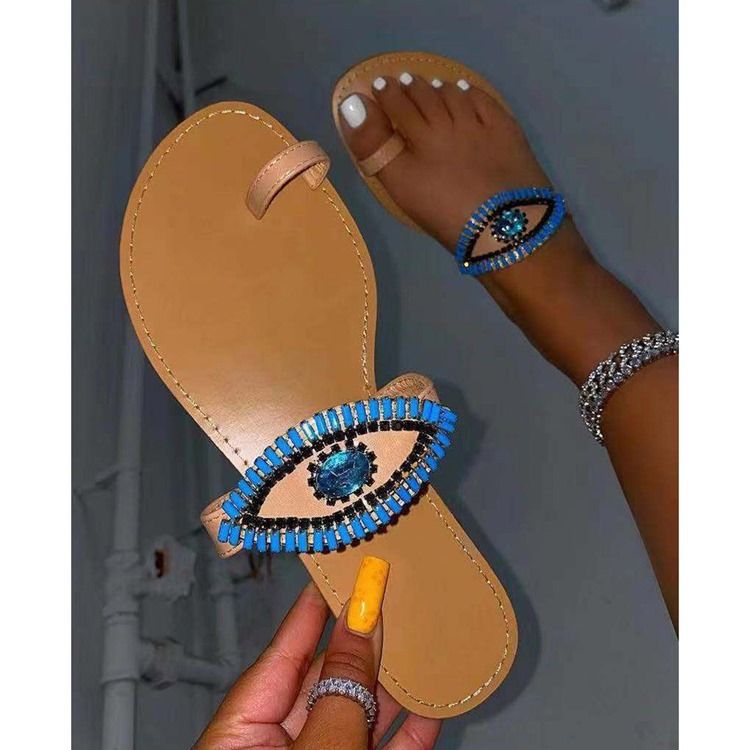 Slip-On Thong Platt Med Damtofflor
