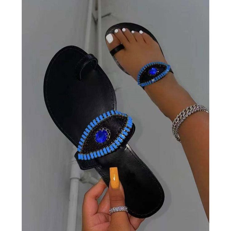Slip-On Thong Platt Med Damtofflor