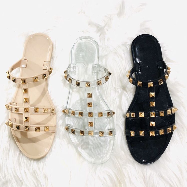 T-Band Slip-On Rivet Damtofflor