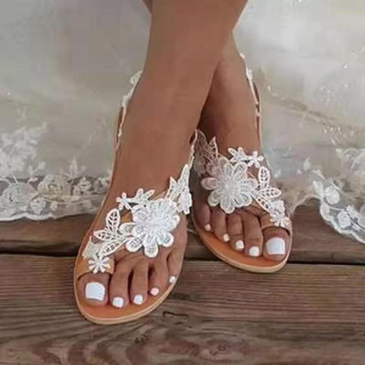 Thong Slip-On Appliquer Damtofflor