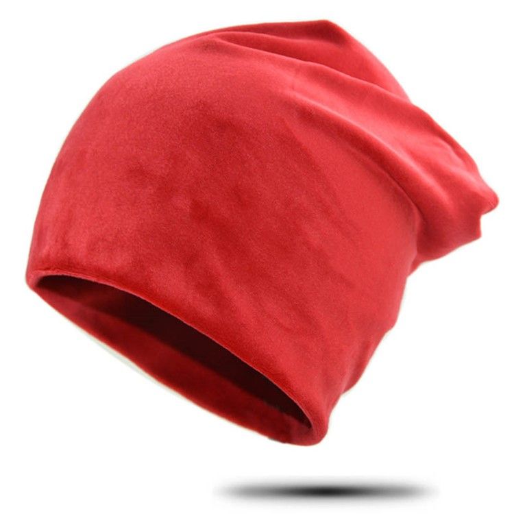 Casual Velvet Vinter Plain Hat