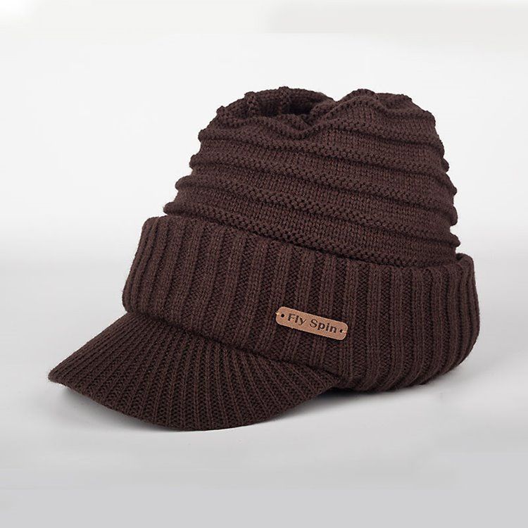 Warm Thicken Pure Color Short Rim Herrhatt