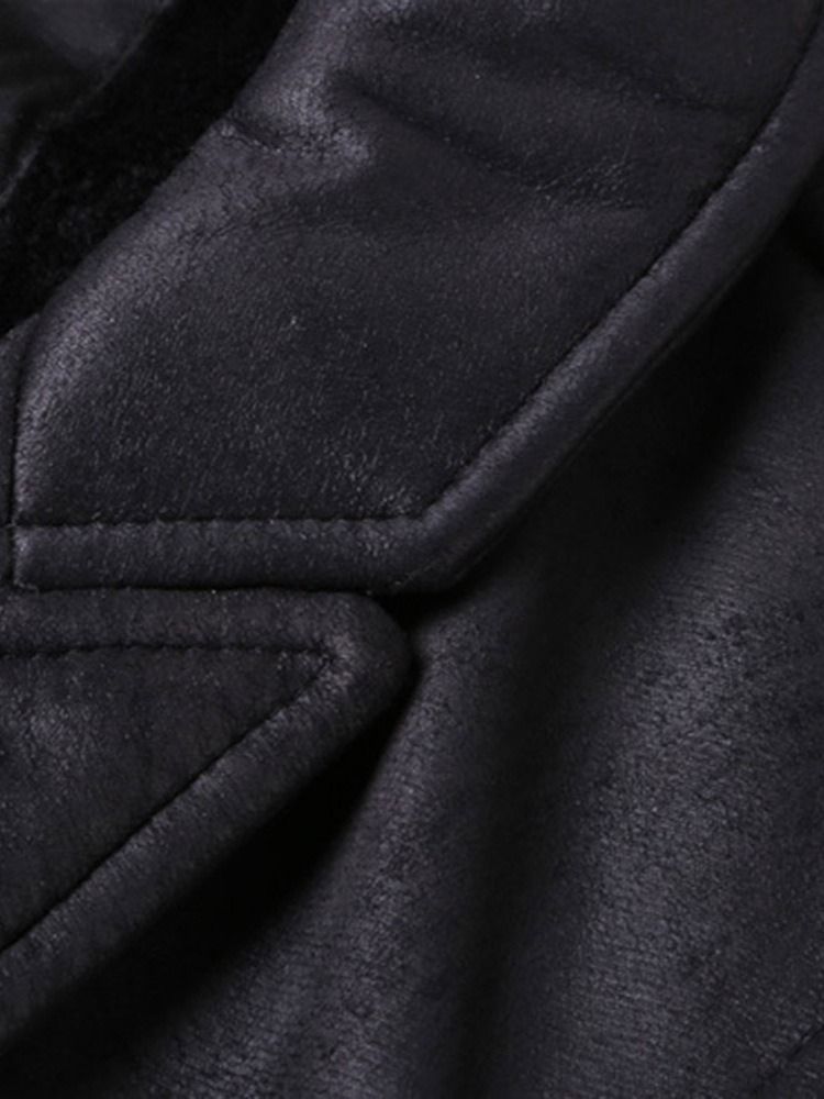 Lapel Button Enkelknäppt Herrväst