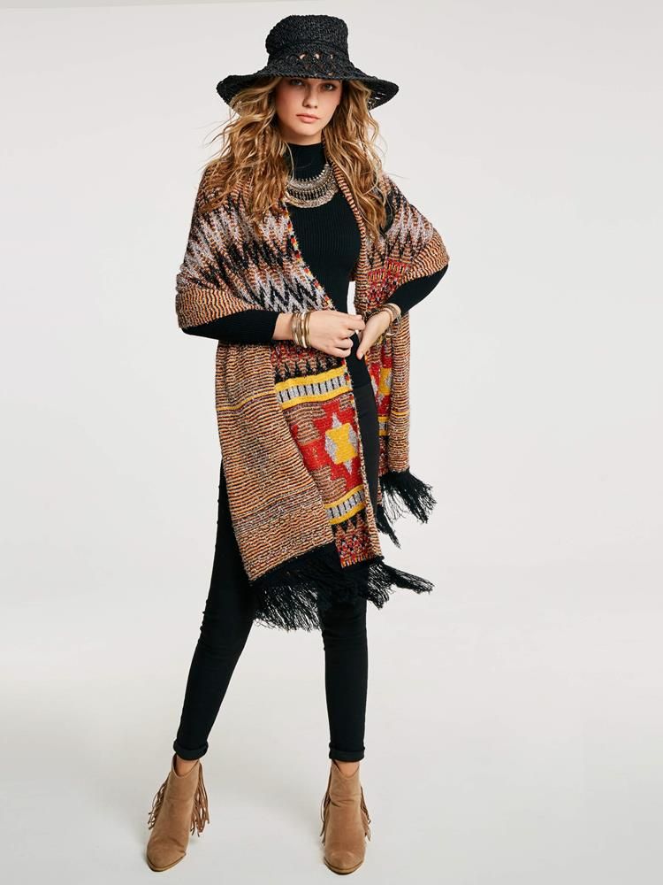 Geometrisk Tofs Patchwork Cape