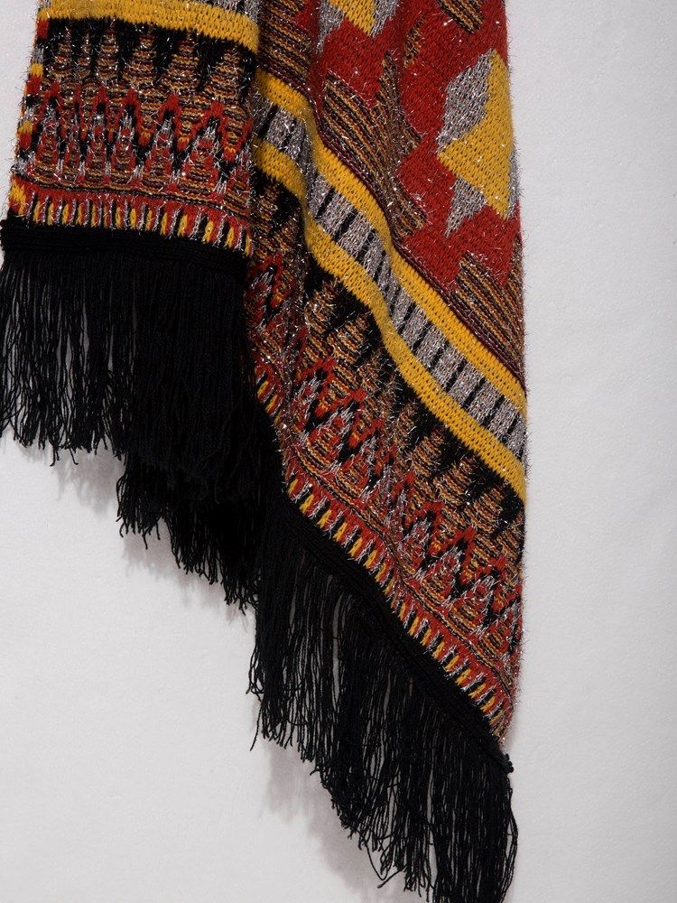 Geometrisk Tofs Patchwork Cape