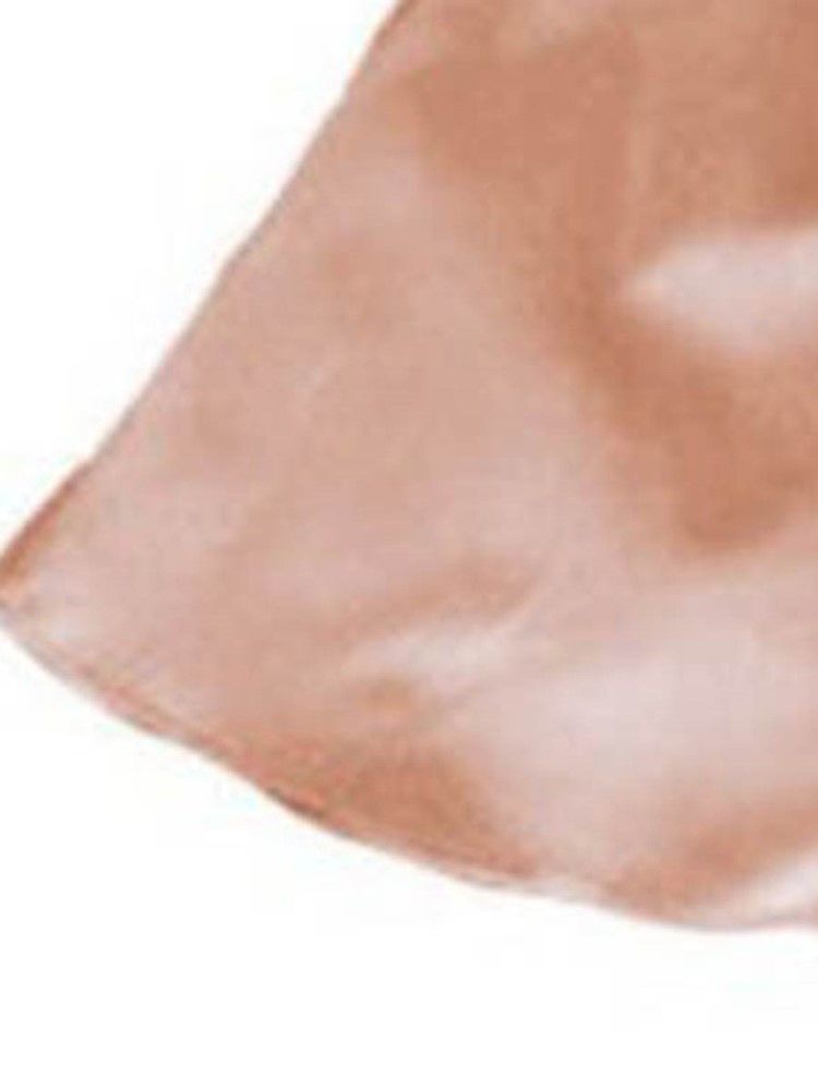 Charmeuse Sexig Plain Sleep Top V-Neck Satin Pyjamas Suit