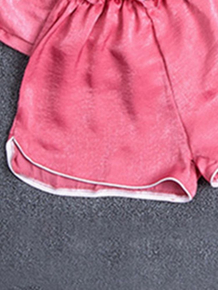 Dam 4St Cami Nightwear Pjs Set Med Matchande Present