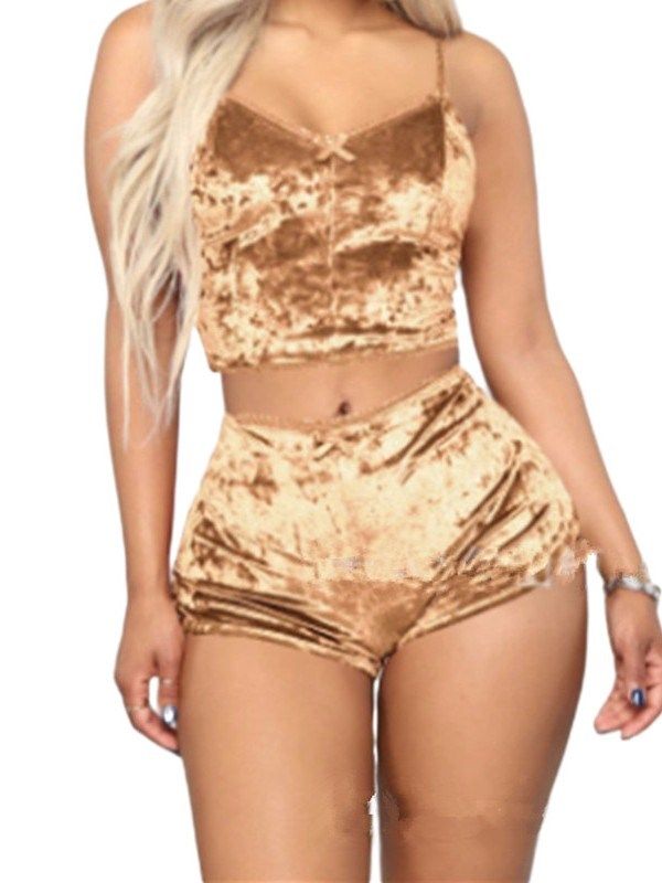 Spandex Sleep Top Dam Pyjamas Suit Pyjamas Set