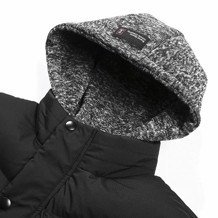 Colour Block Hooded Pocket European Zipper Väst