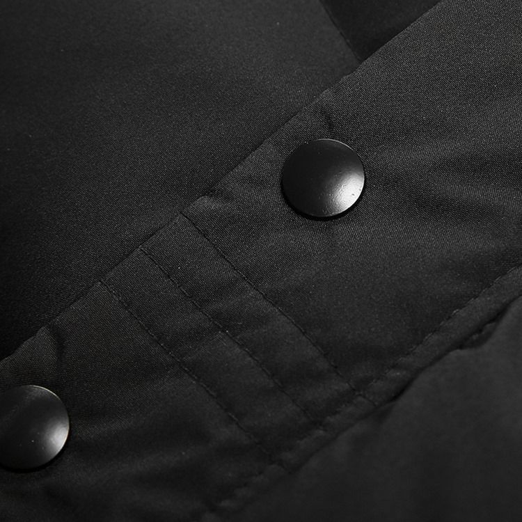 Colour Block Hooded Pocket European Zipper Väst