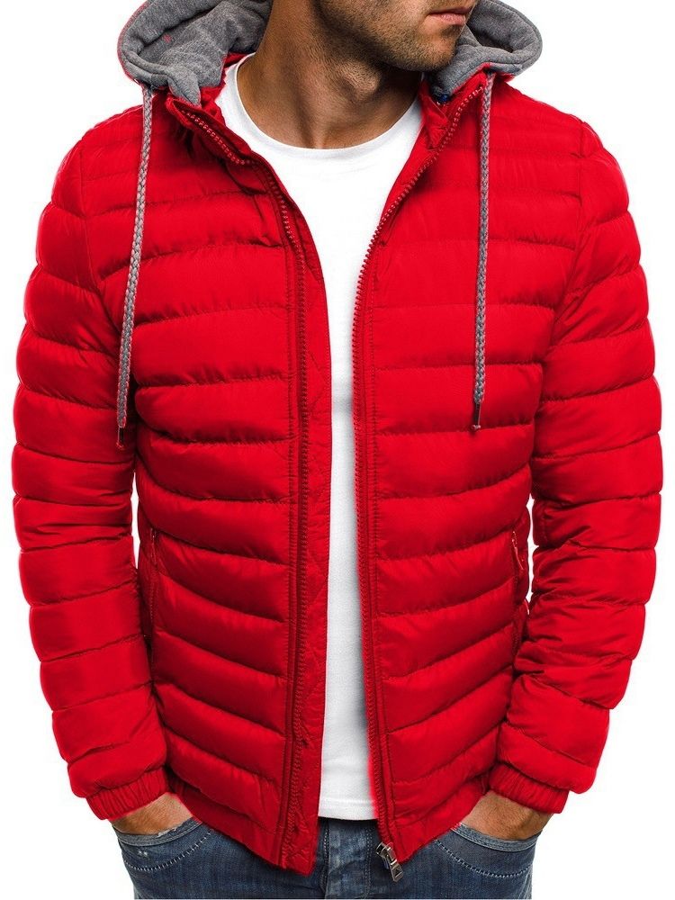 Dragkedja Standard Plain Zipper Sports Dunjacka