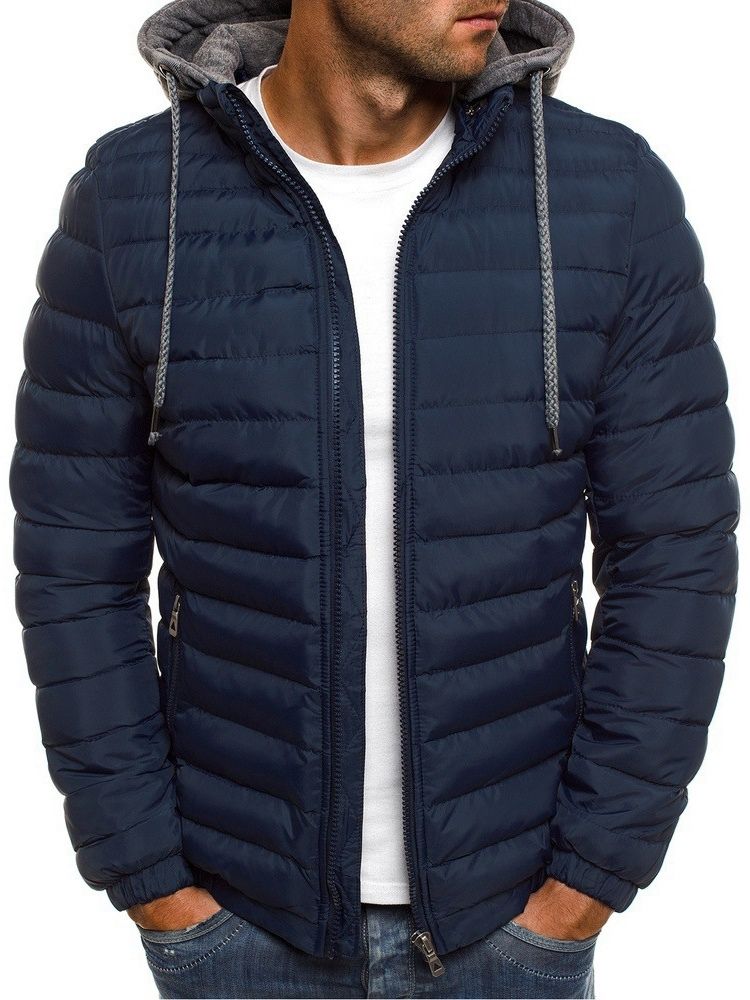 Dragkedja Standard Plain Zipper Sports Dunjacka