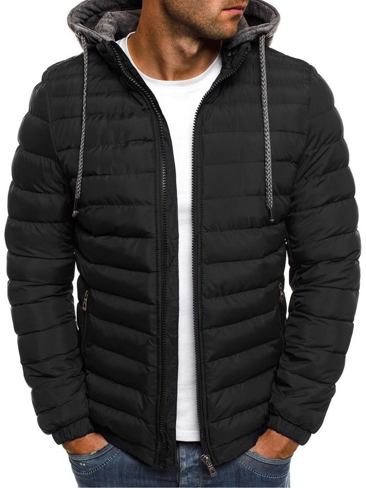 Dragkedja Standard Plain Zipper Sports Dunjacka