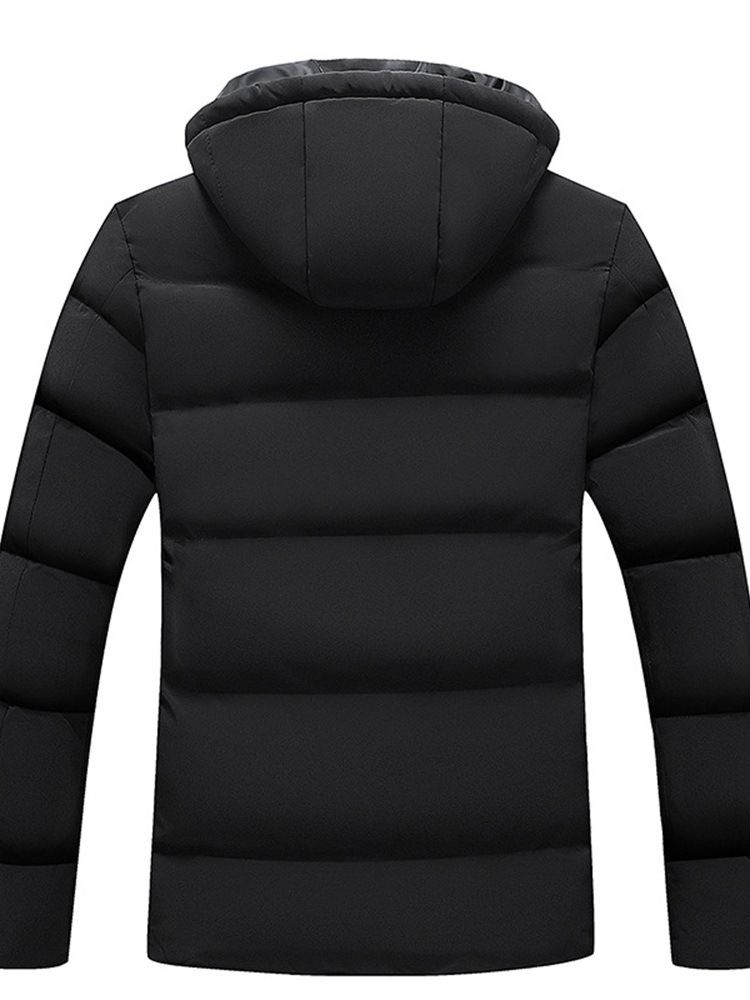 Hooded Standard Zipper Zipper Casual Dunjacka