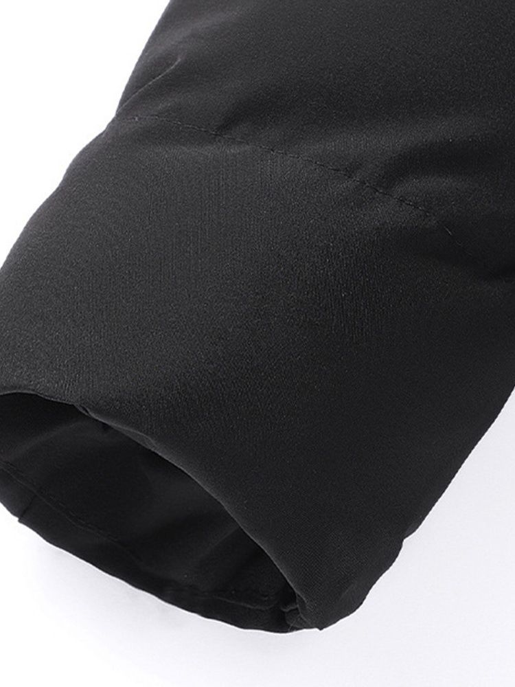 Hooded Standard Zipper Zipper Casual Dunjacka