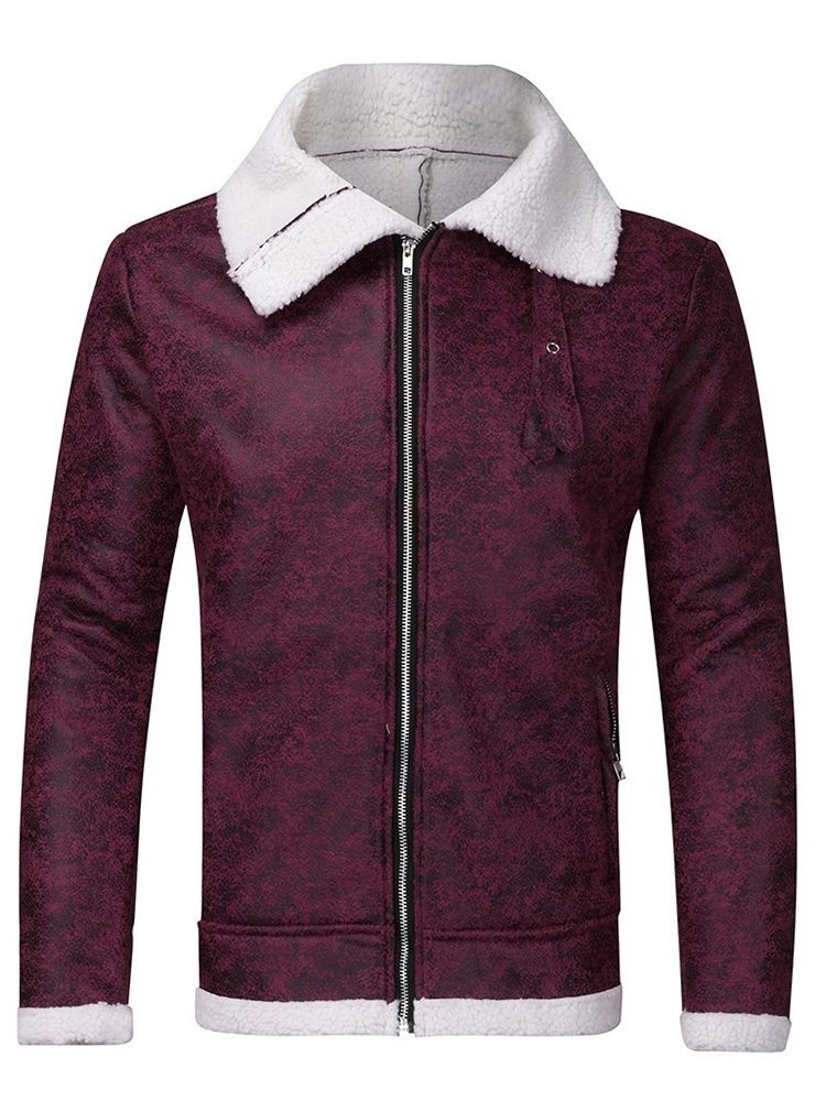 Lapel Standard European Zipper Down Jacket