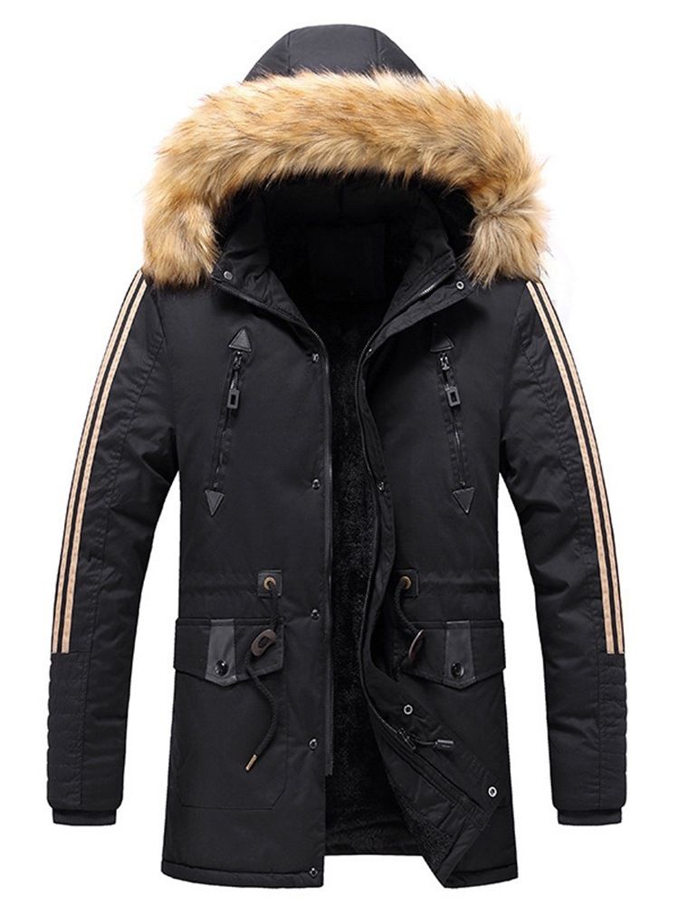 Mellanlängd Pocket Color Block European Dunjacka