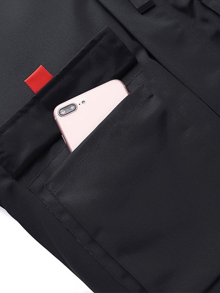 Pocket Hooded Plain Zipper Casual Dunjacka