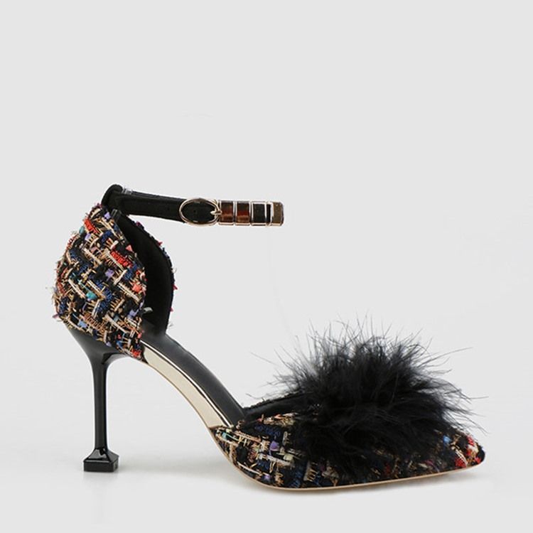 Closed Toe Line-Style Spänne Dam Pumps