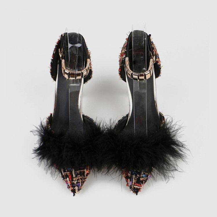 Closed Toe Line-Style Spänne Dam Pumps