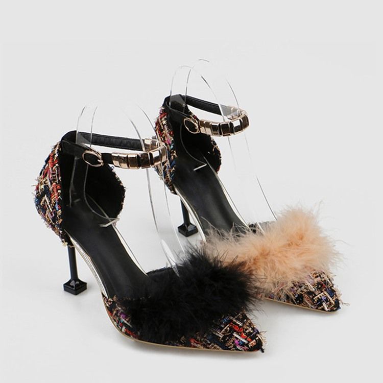 Closed Toe Line-Style Spänne Dam Pumps