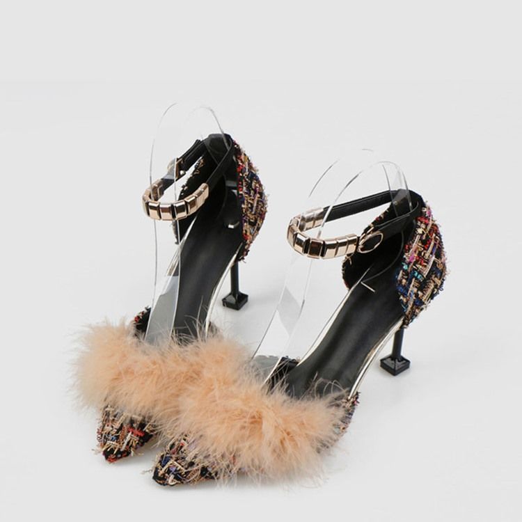 Closed Toe Line-Style Spänne Dam Pumps