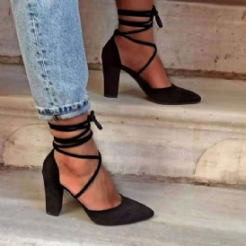 Lace-Up Lace-Up Chunky Heel Western Tunna Skor