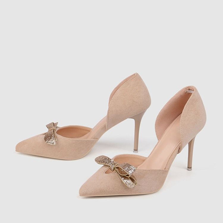 Paljett Spetsad Tå Slip-On Dam Pumps