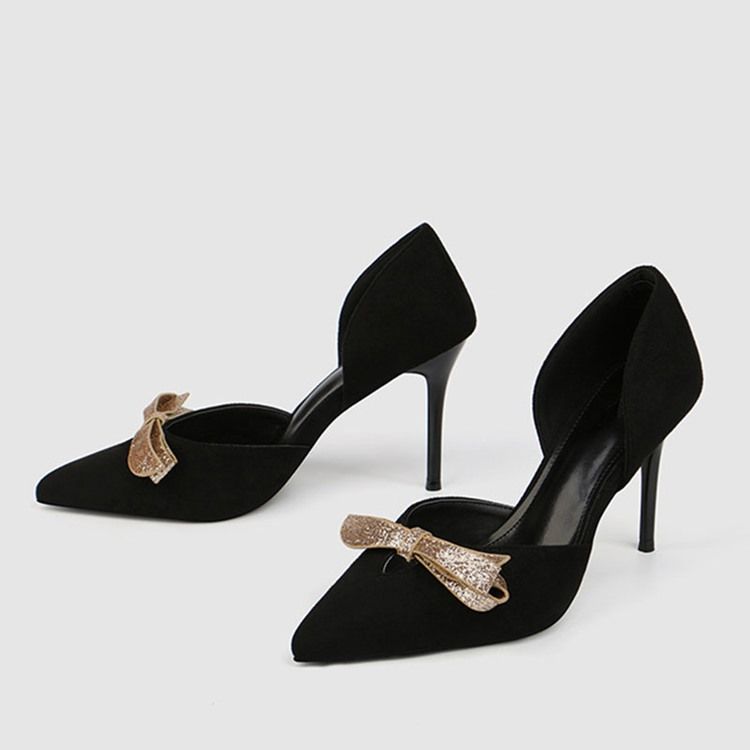 Paljett Spetsad Tå Slip-On Dam Pumps