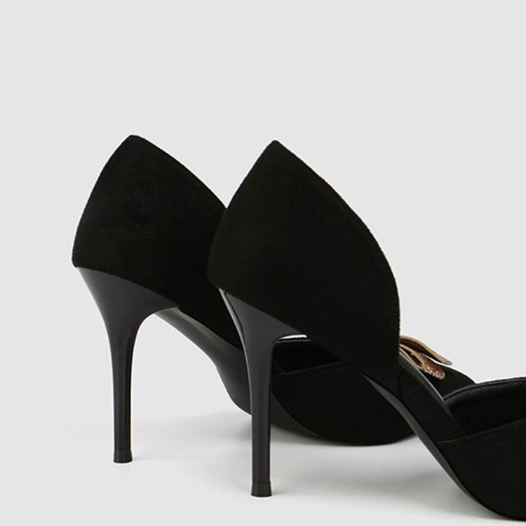 Paljett Spetsad Tå Slip-On Dam Pumps