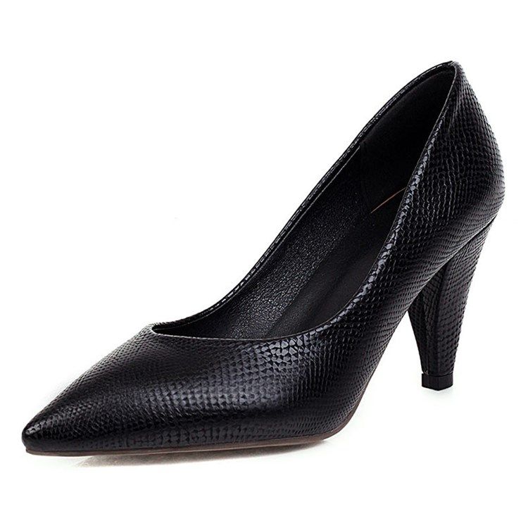 Slip-On Spetsig Tråd Söta Tunna Damskor