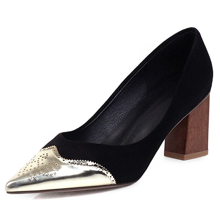 Slip-On Spetsiga Tågänga Low Cut Upper Pumps