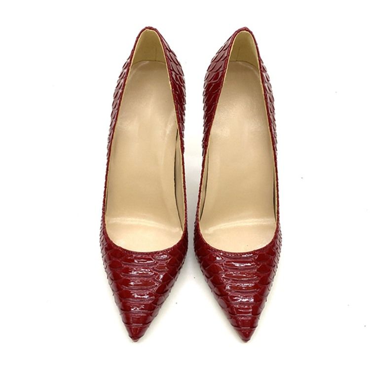 Slip-On Stiletto Heel Serpentine 12Cm Tunna Damskor