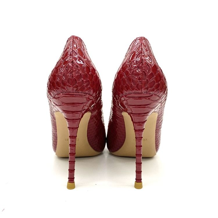 Slip-On Stiletto Heel Serpentine 12Cm Tunna Damskor