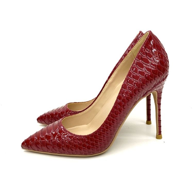 Slip-On Stiletto Heel Serpentine 12Cm Tunna Damskor
