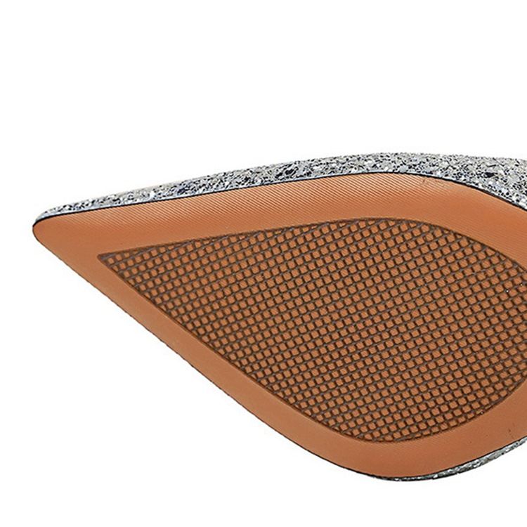 Spetsiga Tå Stilettklack Slip-On Bankett Tunna Skor